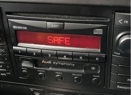 Audi Radio Code Screen