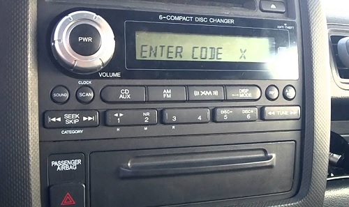 Honda Radio Code