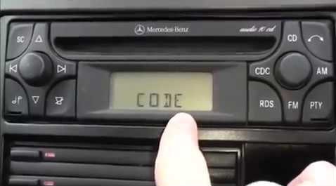 Mercedes Radio Code