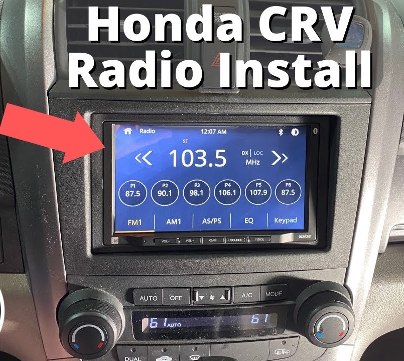 Honda CRV Head Unit Replacement