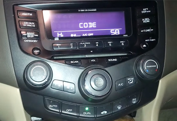Honda Accord Radio Code Calculator