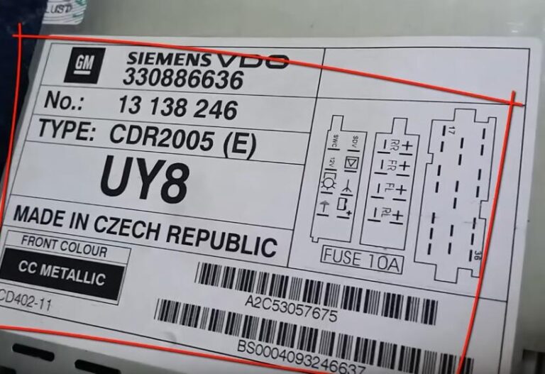 Siemens Vdo Cdr 2005 Radio Code Calculator