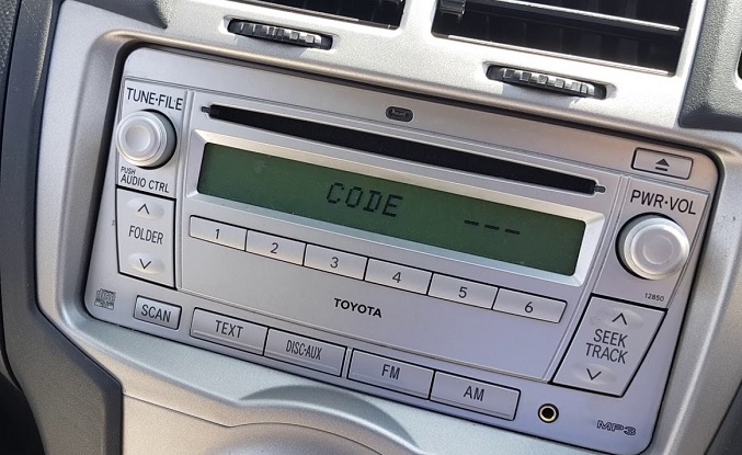 Toyota Radio Code
